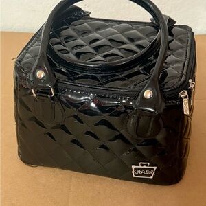 Caboodles Black Quilted Cosmetic Bag